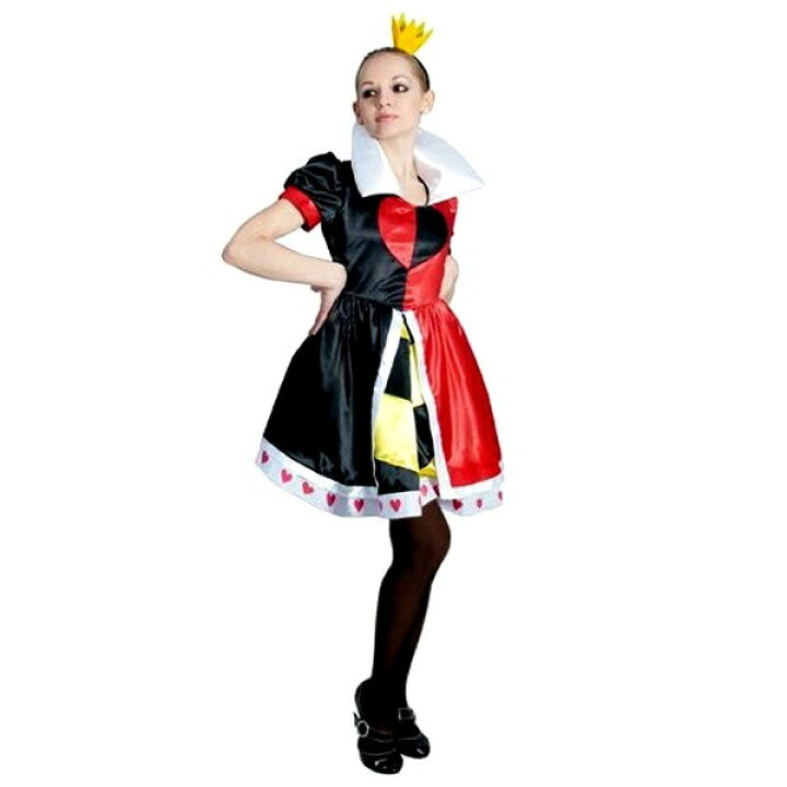 楽天市場 クイーンオブハート コスチューム 大人用 ハートの女王 ディズニー 公式 アリス ハロウィン 仮装 衣装 レディース Ladies マジックナイト Rj8064 ハロウィン仮装 マジックナイト