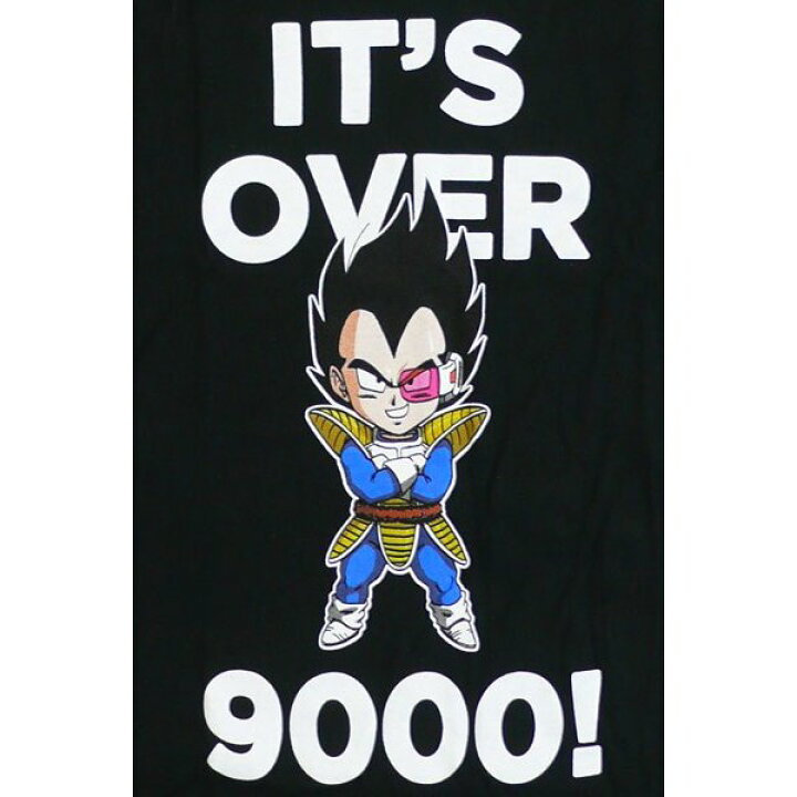 楽天市場 ベジータ It S Over 9000 女性用 Usa版ドラゴンボールz Tシャツ Usa版 アニメ名言ｔシャツ Dragon Ball Z Mサイズ ネコポス発送 マジックナイト Dzws2253 ハロウィン仮装 マジックナイト