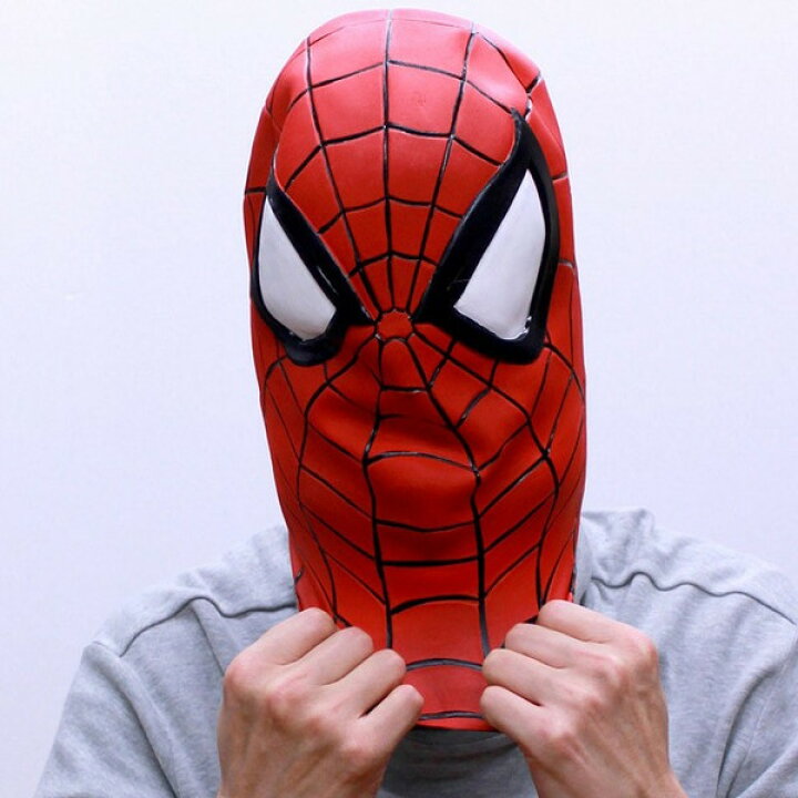 楽天市場】スーパーラテックス スパイダーマンマスク コミック版 奉仕 