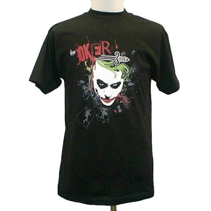 楽天市場 バットマン ダークナイト ジョーカー Tシャツ ダガー Usa版 ブラック ジョーカー 黒 かっこいい キャラクター Tシャツ メンズ 海外版 S M Lサイズ ネコポス発送 マジックナイト Bm1517 ハロウィン仮装 マジックナイト