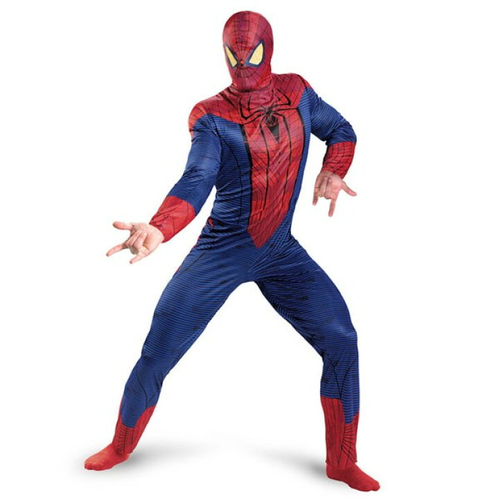 楽天市場】アメイジングスパイダーマン コスチューム 大人用 輸入版 