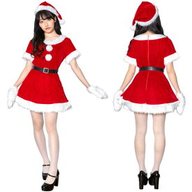 ミミノエル キャンディミトンサンタ【サンタ コスプレ クリスマス サンタガール サンタ服 コスチューム 衣装 仮装 赤 レッド レディース 女性用】マジックナイト CS899761