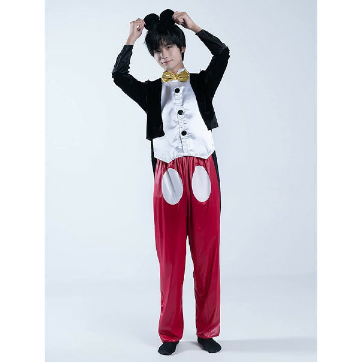 楽天市場】ミッキー コスチューム 大人用【ミッキーマウス コスプレ 