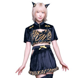 INAZUMA鬼girl クールセパレート【鬼 おに 鬼コスプレ 節分 豆まき セクシー 衣装 仮装 雷 トラ柄 ハロウィン レディース 大人用】マジックナイト CS910800