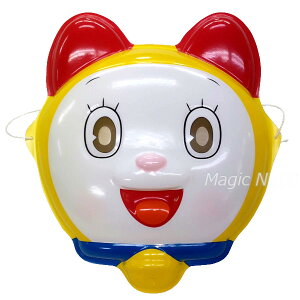 お面 ドラミちゃん【おめん 縁日 お祭り 祭頭祭 デコ面 お土産 ハロウィン 仮装 変装 キャラクター どらえもん 小物 グッズ 公式 子供用】定形外発送可1p450円 2-5p660円 マジックナイト DS211670