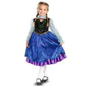 アナと雪の女王 アナ DXコスチューム 子供用 奉仕品【ディズニー ハロウィン 衣装 ドレス 女の子 キッズ チャイルド】マジックナイト DG57005