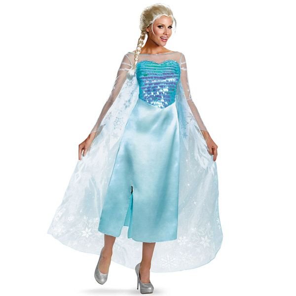 コスプレ 仮装 変装衣装 アナと雪の女王 ドレス 大人の人気商品・通販 