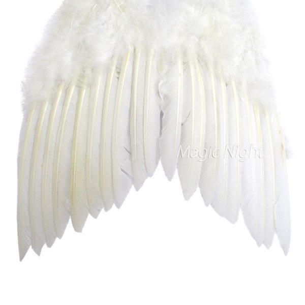 楽天市場】天使の翼 エンジェルウィング S 白【ふわふわな本物の羽根を