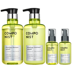 COMPONIST(�R���|�j�X�g) �h���|���W�[�X���[�X �I�ׂ�3�_�E4�_�Z�b�g�i�V�����v�[/�g���[�g�����g/�w�A�I�C��/�w�A�~���N�j 3��̃r�^�~��C �i�C�A�V���A�~�h �_���[�W�����Ȃ߂炩�ȃT����