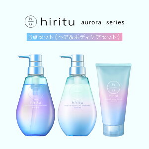 hiritu(�q���c) �o�����X���y�A �w�A���{�f�B�P�A3�_�Z�b�g �I�[����(�V�����v�[/�g���[�g�����g/�X�N���u) PPT�n��򐬕� �A�~�m�_�n�V�����v�[ �є���C ����&�{�f�B��2WAY�X�N���u ����̃j