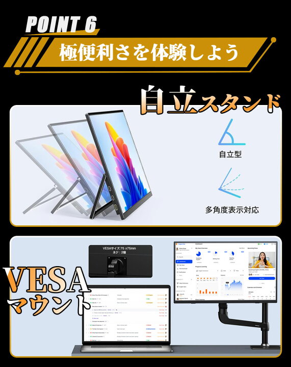 楽天市場】【楽天1位】 ワイヤレス モバイルモニター 15.6インチ 1920 