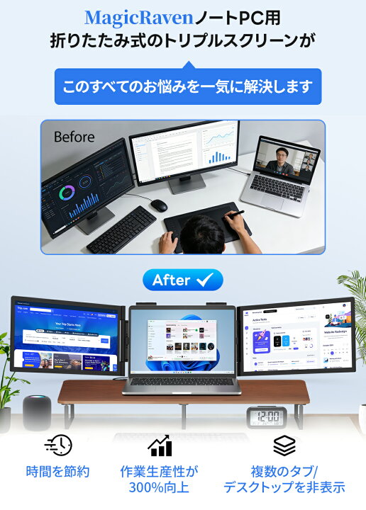 楽天市場】【専用手提げバッグ付き】デュアルディスプレイ 14インチ 