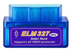 ELM327 OBD2 �f�f�@ V2.1 �̏�f�f�@ �X�L�����c�[�� ������ OBD2 ���{��}�j���A���t�� iPhone iOS Android�ɓK�p (ELM327 MINI Bluetooth�^�C�v �u���[)