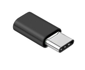ライトニング to Type-C 変換アダプタ iOS充電ケーブルを変換コネクター 充電 データ転送 アルミニウム合金製ライトニングメス toType-Cオス対応 (ブラック, 1個)