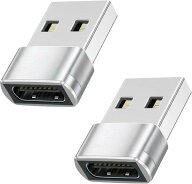 USB変換アダプター USB-Aオス-TYPE-Cメス 高速充電 データ転送対応 iPhone Android スマホ タブレット (…