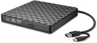 CD DVDドライブ 外付けDVDドライブ USB-A USB3.0 type-c 両対応 両接続 DVDプレーヤー CDプレーヤー Wind…