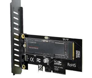 M.2 PCIe NVMe 4.0/3.0 �ϊ��A�_�v�^�[ M.2�p PCI-express 4.0/3.0 x4�ϊ��{�[�h�AM.2 �X���b�g�AM.2 PCIE SSD�iNVMe��AHCI�j�APCI-E GEN4�t���X�s�[�h�A�f�X�N�g�b�vPC�p�C���X�g�[���iPA09-HS�j