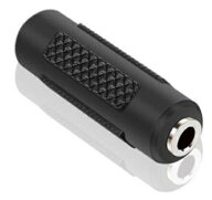 オーディオファン ステレオミニ中継コネクタ 3極 3.5mm ステレオミニコネクタ メス-メス (ニッケルメッキ…
