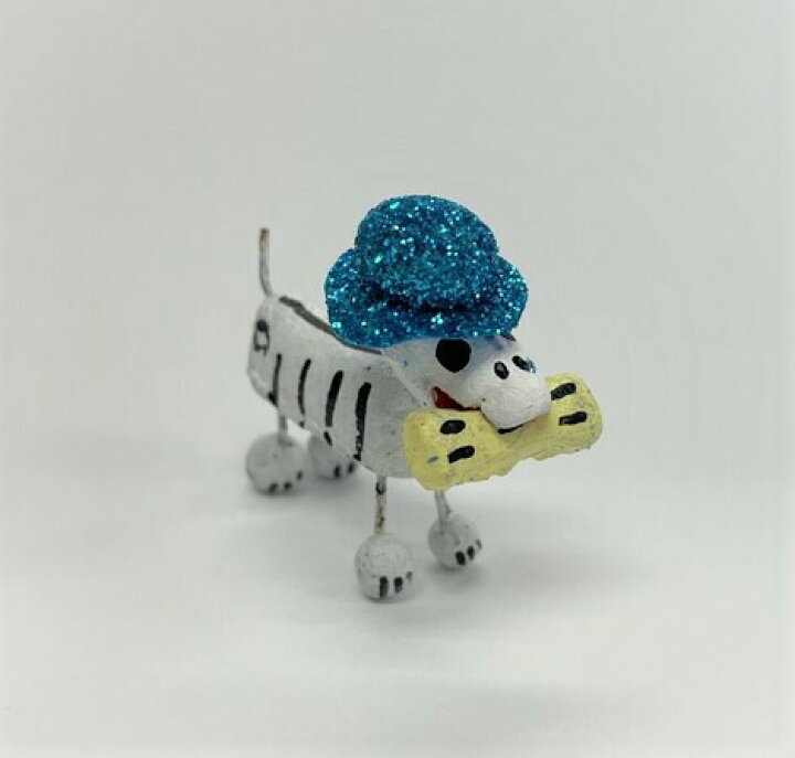 楽天市場 メキシコ雑貨 カラベラ 骸骨 アニマル A青い帽子の犬 マグーズショップ