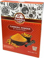 アンビカ ターメリックパウダー 200g TURMERIC POWDER【ポスト投函便】【HALAL(ハラール)認証】ベジ ヴィ…