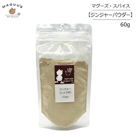 Ayurvedic maguu's life マグーズスパイス 生姜粉末 ジンジャーパウダー インド産 60g【ポスト投函】