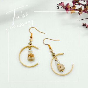 ホーリーバジル ピアス トゥルシービーズ誕生日 プレゼント TULSI トゥルシー【Maguu's farm】