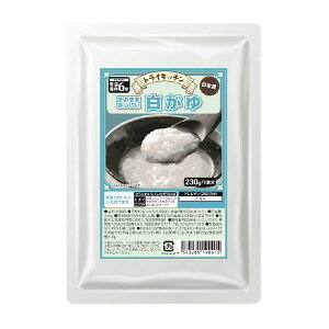 トライキッチン 白がゆ 230g 非常食シリーズ(6年保存)【ポスト投函便】防災 災害 非常食 レトルト 長期保存 白粥 お粥 おかゆ
