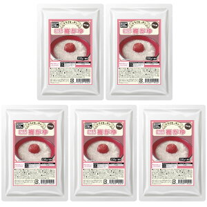 【5個セット】トライキッチン 梅がゆ 230g×5個 非常食シリーズ(6年保存)【ポスト投函便】防災 災害 非常食 レトルト 長期保存 お粥 おかゆ