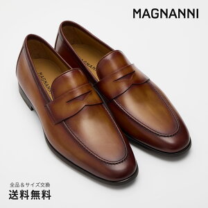 【公式】MAGNANNI マグナーニ コインローファー ローファー FLEX ブラウン 茶 21482 BR スペイン 靴 メンズ靴 ローファー サイズ 38 - 43 24.0 - 27.0cm 2024 S/S A/W 春夏 秋冬