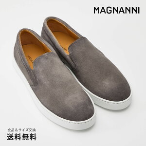�y�����zMAGNANNI �}�O�i�[�j �T�C�h�G���X�e�B�b�N �X�j�[�J�[ �O���[ �D 26092 GY �X�y�C�� �C �����Y�C �X�j�[�J�[ �T�C�Y 39 - 43 24.5 - 27.0cm 2025 S/S �t��