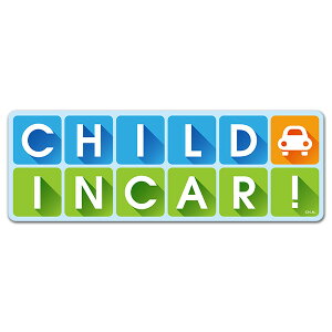 yԃXebJ[zfUC ςݖ؃JtyCHILD IN CARz`ChCJ[ ԃ}OlbgXebJ[ 䂤pPbgΉ210~`