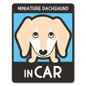 yԃXebJ[z~j`A_bNXth X[X IׂѐFS3yMINIATURE DACHSHUND IN CARzhbOCJ[ ybgCJ[ ԃ}OlbgXebJ[ 䂤pPbgΉ210~`