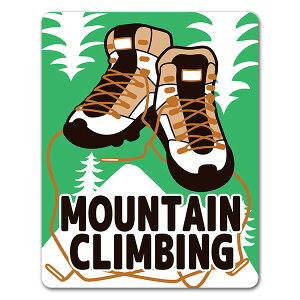 yԃXebJ[zRogbLOV[YyMOUNTAIN CLIMBINGzR AEghA W[ ԃ}OlbgXebJ[ 䂤pPbgΉ210~`