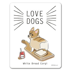 y}OlbgXebJ[zLOVEDOGSyWhite Bread CorgizD zCgubhR[M[ ԃ}OlbgXebJ[ 䂤pPbgΉ210~`