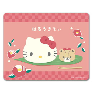 【お買い物マラソン期間ポイントUP】【マグネットステッカー】ハローキティ 和風デザイン おまんじゅう【はろうきてぃ】車マグネットステッカー ゆうパケット対応210円〜