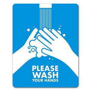 TC}OlbgXebJ[ 􂨂yPLEASE WASH YOUR HANDSzփhAm点}Olbg 䂤pPbgΉ210~`