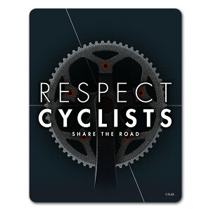 �y���������}���\�����ԃ|�C���g10�{�z�y�ԃX�e�b�J�[�z���]�ԁyRESPECT CYCLISTS�zSHARE THE ROAD �ԃ}�O�l�b�g�X�e�b�J�[ �䂤�p�P�b�g�Ή�210�~�`