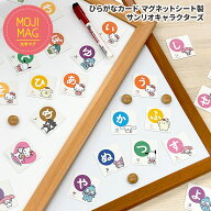 お風呂でも使える！【サンリオキャラクターズ ひらがなマグネットカード】ひらがな表 あいうえお 知育 お…