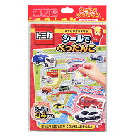 【お買い物マラソン期間ポイントUP】シールでぺったんこ トミカ【ゆうパケット配送選択可能】