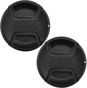 2�Z�b�g�@�����Y�L���b�v�@�t�����g �X�i�b�v�I�� �t�[�h �J�o�[ �����@�u���b�N�@58mm�@62mm�@67mm�@72mm�@77mm�@�~�����[�g���@LC�@�݊���