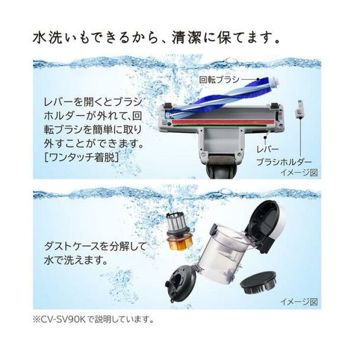 楽天市場】日立 CV-SV90K-W パワかるサイクロン掃除機 HITACHI 