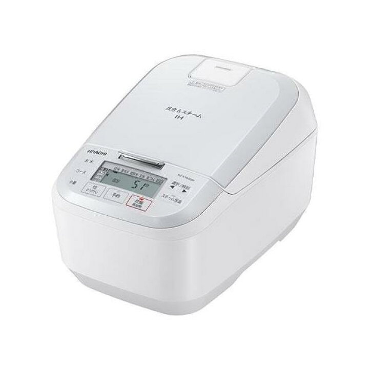 楽天市場】日立 RZ-X100DM-W IH炊飯器 5.5合炊き 圧力&スチーム 黒厚鉄 