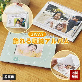 写真 ケース 写真保管 飾れる 収納アルバム 写真用 Sサイズ 2L判 L判 写真 写真ホルダー 収納 額縁風 アルバム コンパクト収納 フォトアルバム コジット クリックポスト