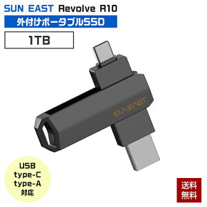 OtSSD SUNEAST TC[Xg 1TB Ot |[^u XeBbN^ SSD Revolve R10 USB3.2iGen 2jUSB Type C/USB-AΉ ubN SE-PS0001T2LO1BF Aւ͕̔sƂȂ܂