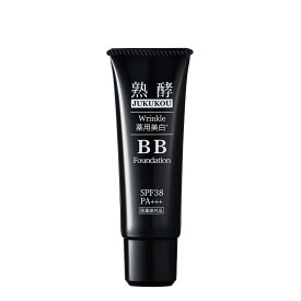 【TVショッピングで大人気！】熟酵 リンクル 薬用美白（※1）BB ファンデーション　30g　 シワ改善と美白（※1）のW薬用　有効成分ナイアシンアミド・グリチルリチン酸ジカリウム配合　医薬部外品　SPF38／PA+++　1品11機能　メイクしながらスキンケア