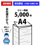 【自社便】法人様・個人事業主限定 コピー用紙 A4 5000枚(500枚×10冊) APPJ 高白色 印刷 用紙 送料無料 …