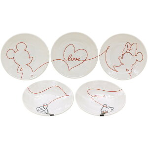 ディズニーキャラクター ラブイズ 小皿5枚揃 3307-02 (-C6100-524-) | 内祝い ギフト 出産内祝い 引き出物 結婚内祝い 快気祝い お返し 志