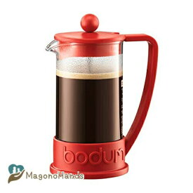 BODUM ボダム BRAZIL ブラジル フレンチプレス コーヒーメーカー 1L レッド 【正規品】 10938-294J