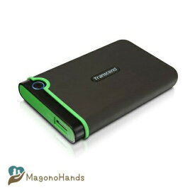 Transcend ポータブルHDD 2TB 耐衝撃 スリムタイプ USB3.1 Gen1 アイロングレー 3年保証 TS2TSJ25M3S