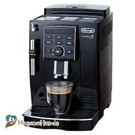 【セミスタンダードモデル】デロンギ (DeLonghi) コンパクト全自動コーヒーメーカー マグニフィカS ミルク泡立て:手動 ブラック ECAM23120BN